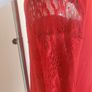 Red long sleeve long line jumper by Roman suitable for wide hips size UK14/16 EU42/44 Postage included Image 4