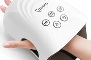 Hand Massager - 3Massage Sizes, Cordless Hand Massager with Heat &amp; Compression for Arthritis and Carpal Tunnel, Gift for Men Women Family Friends, Relaxation at Home, Office, Outdoors, White