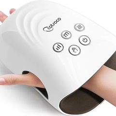 Hand Massager - 3Massage Sizes, Cordless Hand Massager with Heat & Compression for Arthritis and Carpal Tunnel, Gift for Men Women Family Friends, Relaxation at Home, Office, Outdoors, White