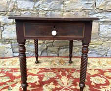 Early Victorian Mahogany Side Table.