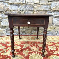 Early Victorian Mahogany Side Table.