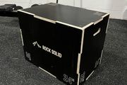 Wooden Plyometric Box 3 in 1 - 20 x 24 x 30 (Black)