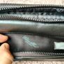Brand New Genuine Leather Wristlet Pouch - Dark Brown Image 3