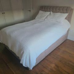 Harvey Norman Duval Regency King Bed - 4 Drawers - Oyster