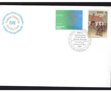 1981 Ireland Anniversaries: Land Law (Ireland) Act 1881. Royal Dublin Society 1731-1981 Commemorative Stamps P&T First Day (FDC)