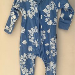 Bonds native crown floral zip wondersuit size 0-3 months EUC