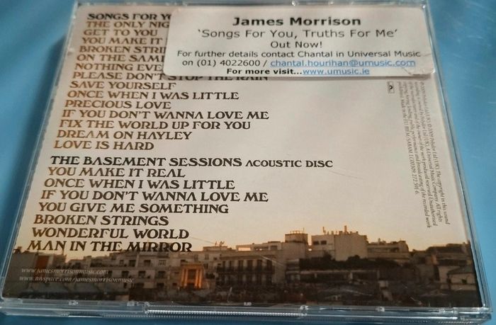 James Morrison - Songs for You, Truths for Me Deluxe Edition 2CD