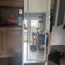 Overview                        white freestanding LED full-length jewelery cabinet mirror Image 4