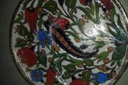 NCFITOU Bon china dish 24 k gold hand made in Greece  wall hanging plat.
