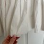 H&M cream balloon sleeve blouse size S Image 3