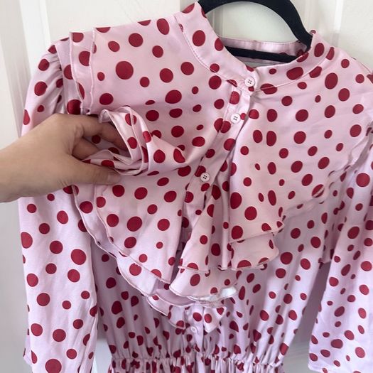 Pink Polka Dot Dress