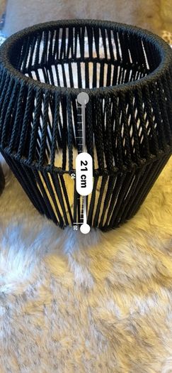 Black plant basket