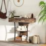 Industrial Console Table with Drawer Image 6