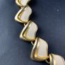 Gorgeous Vintage Gold Tone Enameled Choker Necklace Image 10