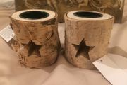 Rustic T-light holders