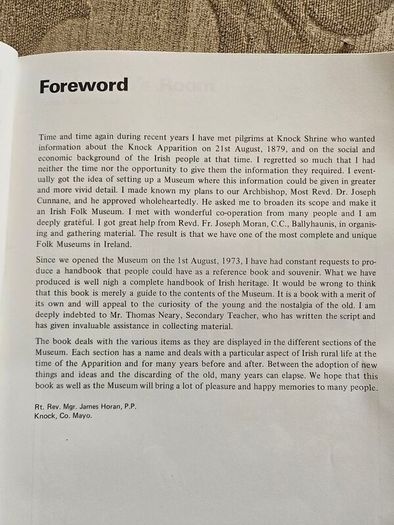 Ould Acquaintance. A Giuide To Knock Folk Museum.  1980 Large Volume Paperback In Good Condition.  See Photos For Same.