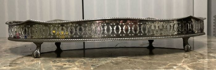 silver tray