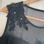 Italian designer MAESTRI Black embellished cocktail dress Image 7