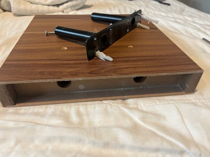 Wood effect Shelf 24cm x 24cm