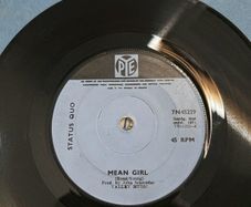 Status Quo vinyl single. Irish pressing