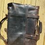 Full Grain Crazy Horse leather satchel Image 2