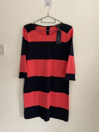 dress Bnwt Tommy Hilfiger dress 100% cotton size medium navy striped