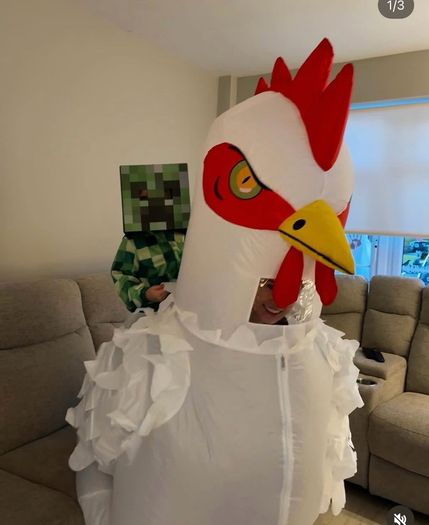 Chicken Costume Blow Up