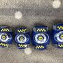 Kids Police helmet with knee pads and elbow pads Image 2