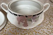 Vegetable turren with lid / 19 cm/ 9 cm dip