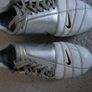 Football Boots Nike Air Zoom Total 90 III White/Silver (2004) Size 7UK FG Image 4