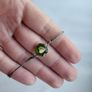 Handmade sterling silver bracelet with resin - heart shaped leaf from Ksenia.art Image 2