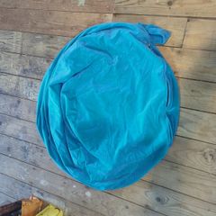 blue beanbag cover