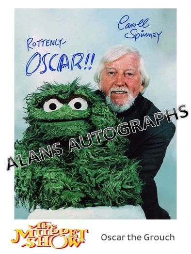 The Muppet's - Oscar the Grouch- Autograph