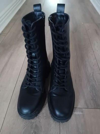 Faux Leather Boots 5/38