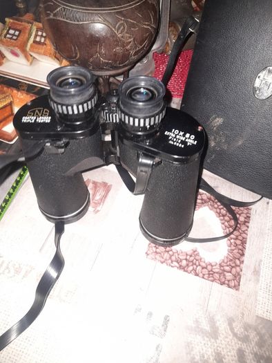 Large Old Binoculars in Case. Postage Available on all my Items or Collection in Rochfortbridge Westmeath,