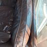large 2/3 seater Italian leather sofa Image 4