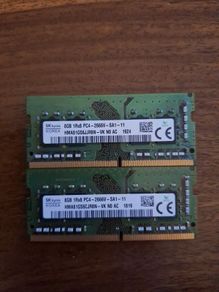 2x8GB SK Hynix DDR4 2666MHz Laptop Ram