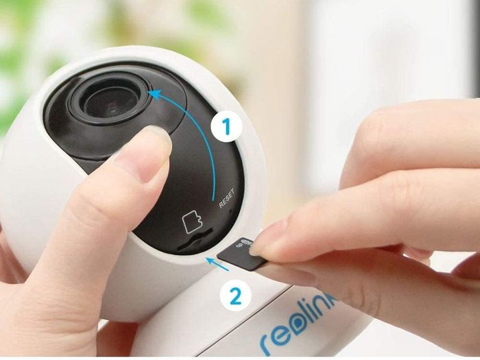 Security Camera Indoor 3MP, 2.4GHz WiFi, 1296P WiFi CCTV Camera IP with Pan Tilt, 2-Way Audio, Night Vision and Remote Access for Elder Pet Baby, SD Card Slot, E1 (Pack of 2)