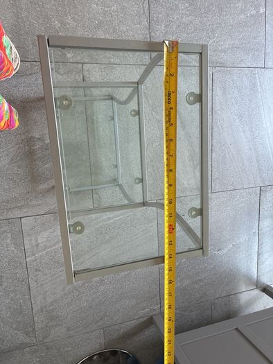 Modern 3-Tier Glass Shelf