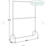 clothes rail Image 2