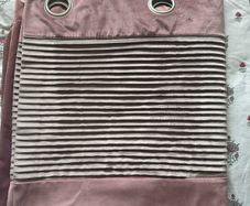Bailey and Cole pink curtains