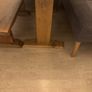 Wooden dining table and bench.                                             SOFA NOT INCLUDED!!!!!!!! Image 2