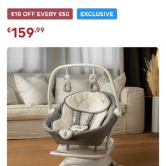 Joie 2-in1 baby swing and rocker