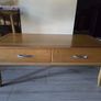 solid wood coffee table Image 5
