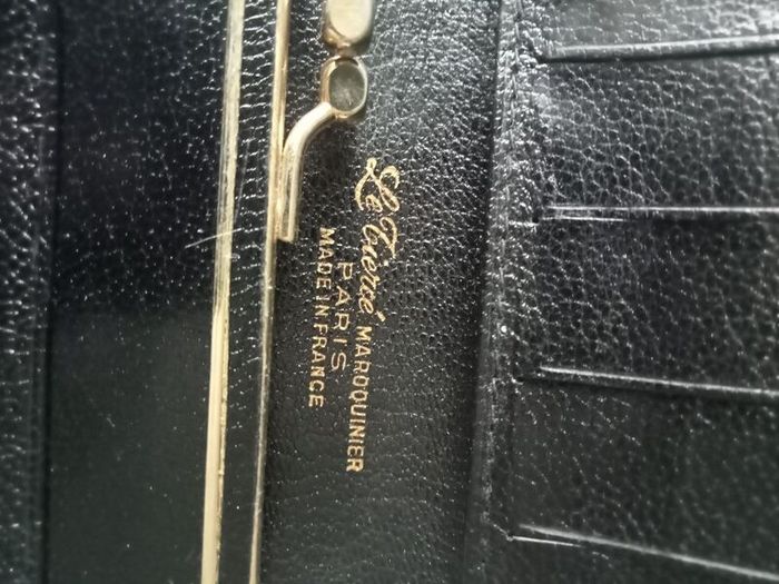 Vintage Leather Coin Purse Le Tierce Maroquinier Paris