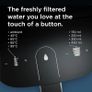 Cube Ambient & Hot Water Dispenser Black (4.0 L) various temperature and cup-size presets, ultimate safety with UV-C technology for bacteria-free water & integrated MAXTRA PRO filter Image 2