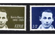 1970 Ireland 50th Anniversary of the Death of Kevin Barry Commemorative Stamp Mint Never Hinged (MNH)
