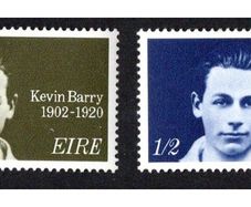 1970 Ireland 50th Anniversary of the Death of Kevin Barry Commemorative Stamp Mint Never Hinged (MNH)