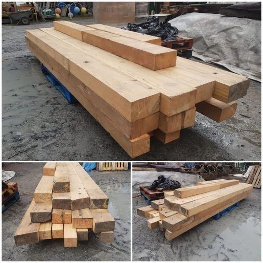Pitch Pine Beam A-Frames & Trusses