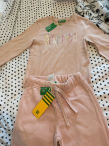benetton jogger outfit girls 3-4 years